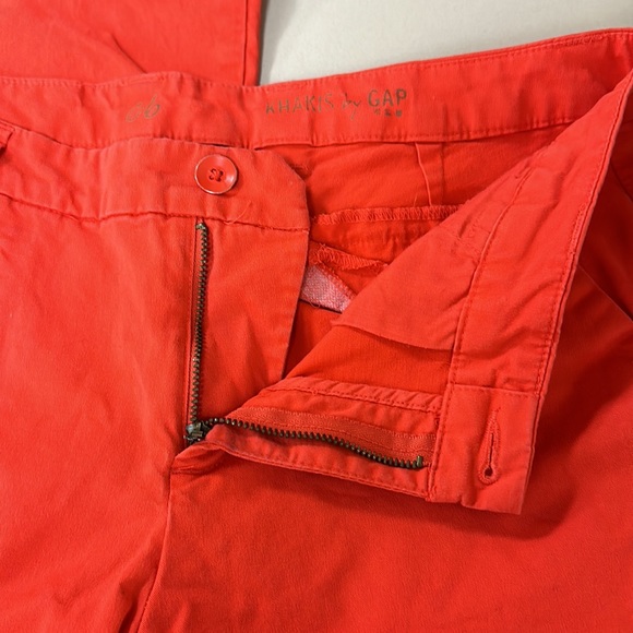 🔥🔥🔥Gap Orange Red Khakis Pants - Picture 7 of 8